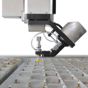 Прецизионная пятиосевая режущая головка переменного тока для гидроабразивной резки с ЧПУ для металлических и неметаллических материалов