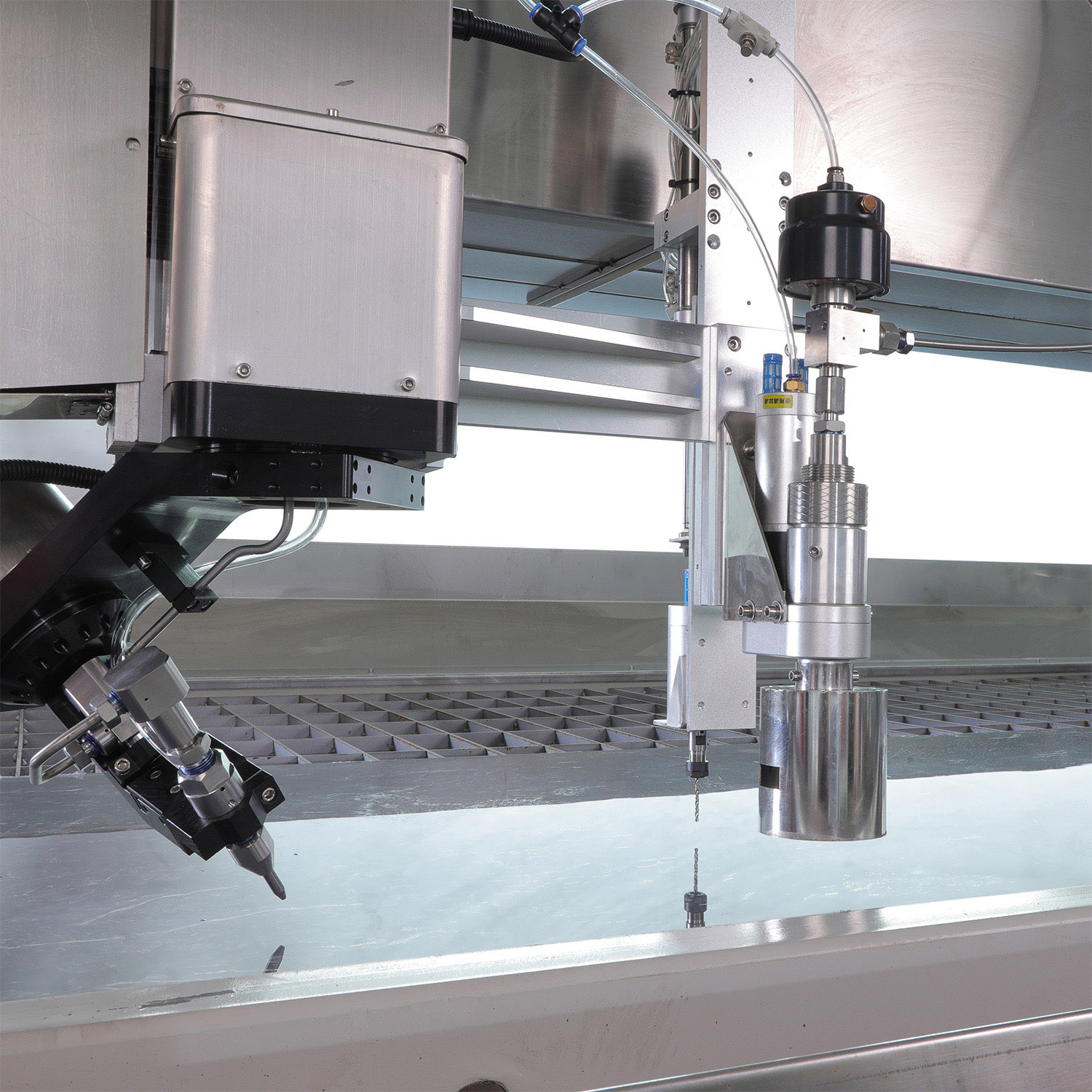 Портальный тип станок для гидроабразивной резки хорошего качества для резки умственного стеклянного мрамора